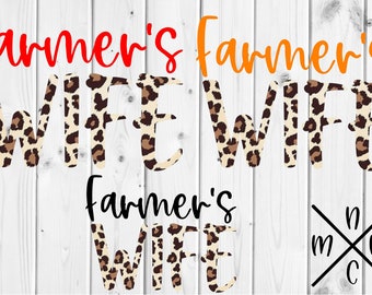Thatlilcabin Farmer/'s Wife AS574 8 Farming Decal