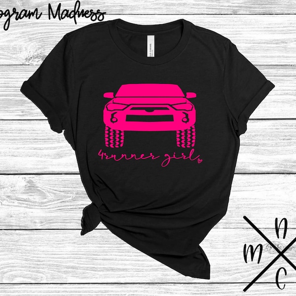 4Runner Girl Toyota TRD SR5 4x4 Off Road 5th Gen Mama Wave Gift Womens Mens Graphic Tees Bella Canvas Shirt Unisex T-Shirt