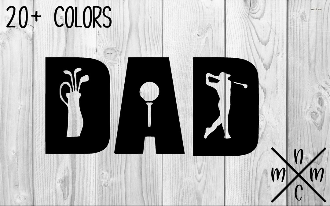 Golf Dad Father Love Kids Boy Girl Vinyl Decal Sticker Truck - Etsy ...