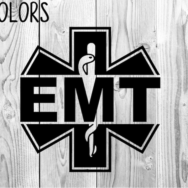 Paramedic EMT EMS Responder Vinyl Sticker Decal Sticker Car Truck Yeti Laptop Macbook Mirror Cup Cooler S'well Corkcicle Tumbler Rtic Ozark