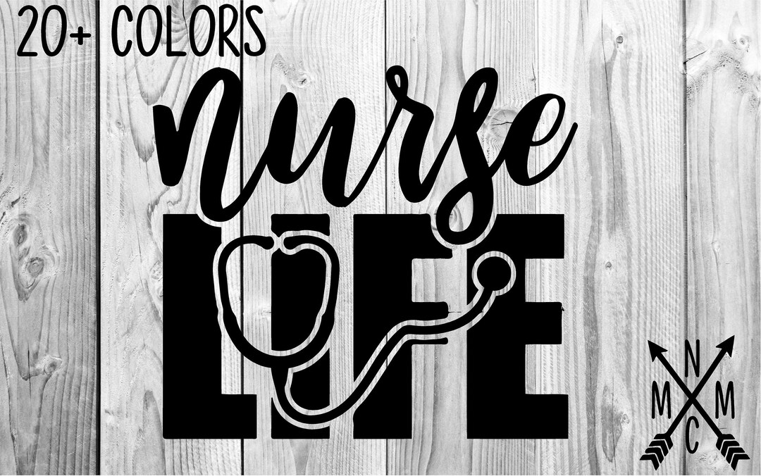 Nurse Life RN CNA LPN Vinyl Sticker Decal Sticker Car Truck Etsy