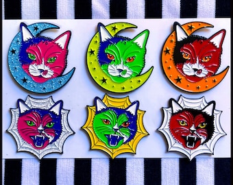 Mallgothcat Jelly and peebz enamel pin