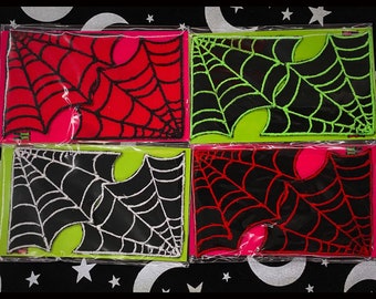 Spiderweb corner iron on patch set