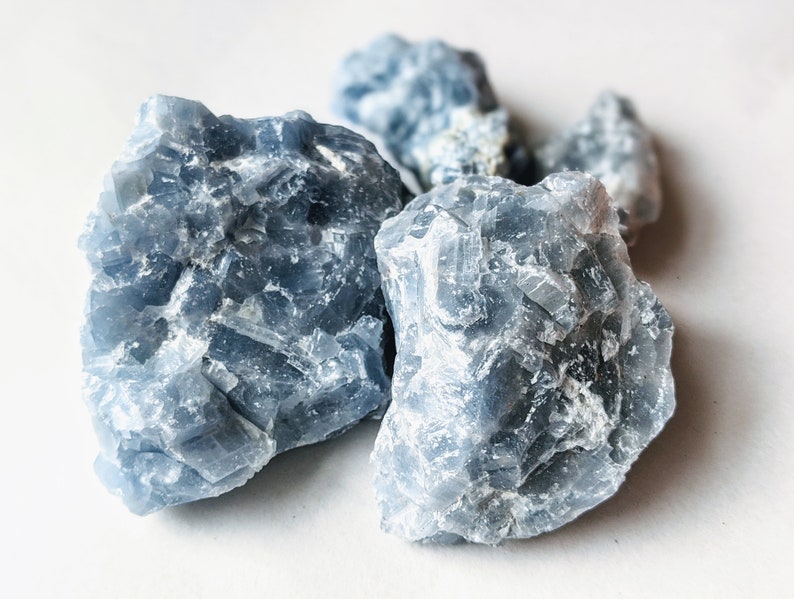 Natural Green Calcite Crystal Sets Seafoam Green Etsy