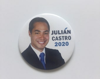 2020 HUD Secretary Julian Castro for President 3" Button Pin San Antonio Mayor