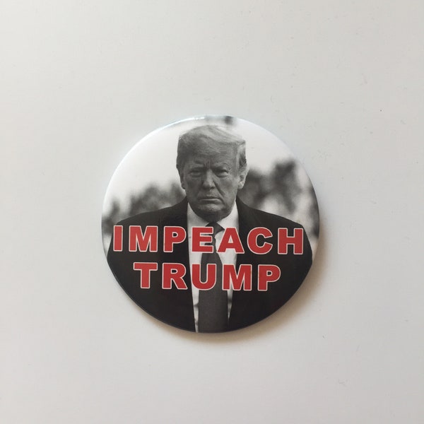 Impeach Trump 2020 Anti-President Donald Trump Campaign 3" Button Pin Kamala Harris Elizabeth Warren Joe Biden Bernie Sanders Pete Buttigieg