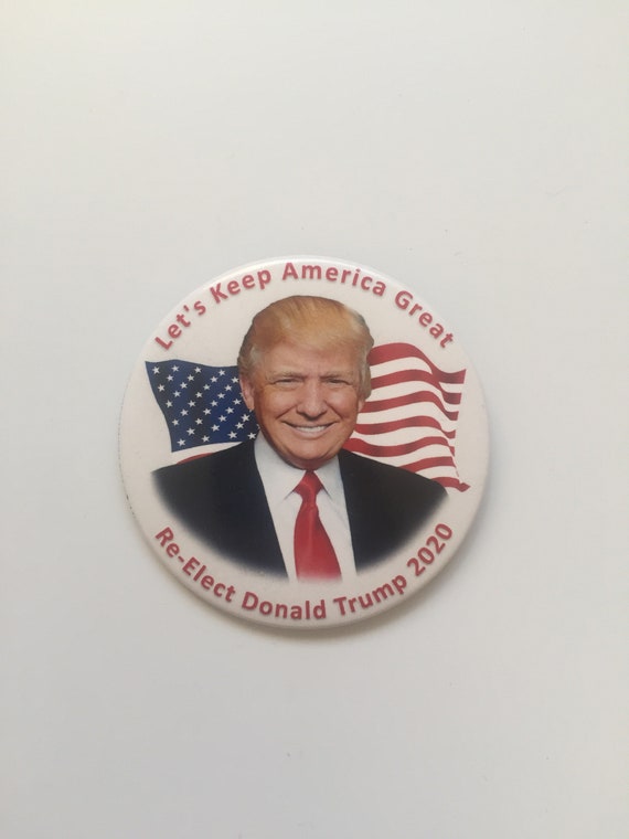MIKE PENCE CAMPAIGN 3/" PINBACK BUTTON VOTE FOR PRESIDENT 2016 DONALD TRUMP