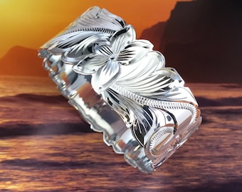 ハワイアンジュエリー　バングル　スターリングシルバー　925 b0698.jpg