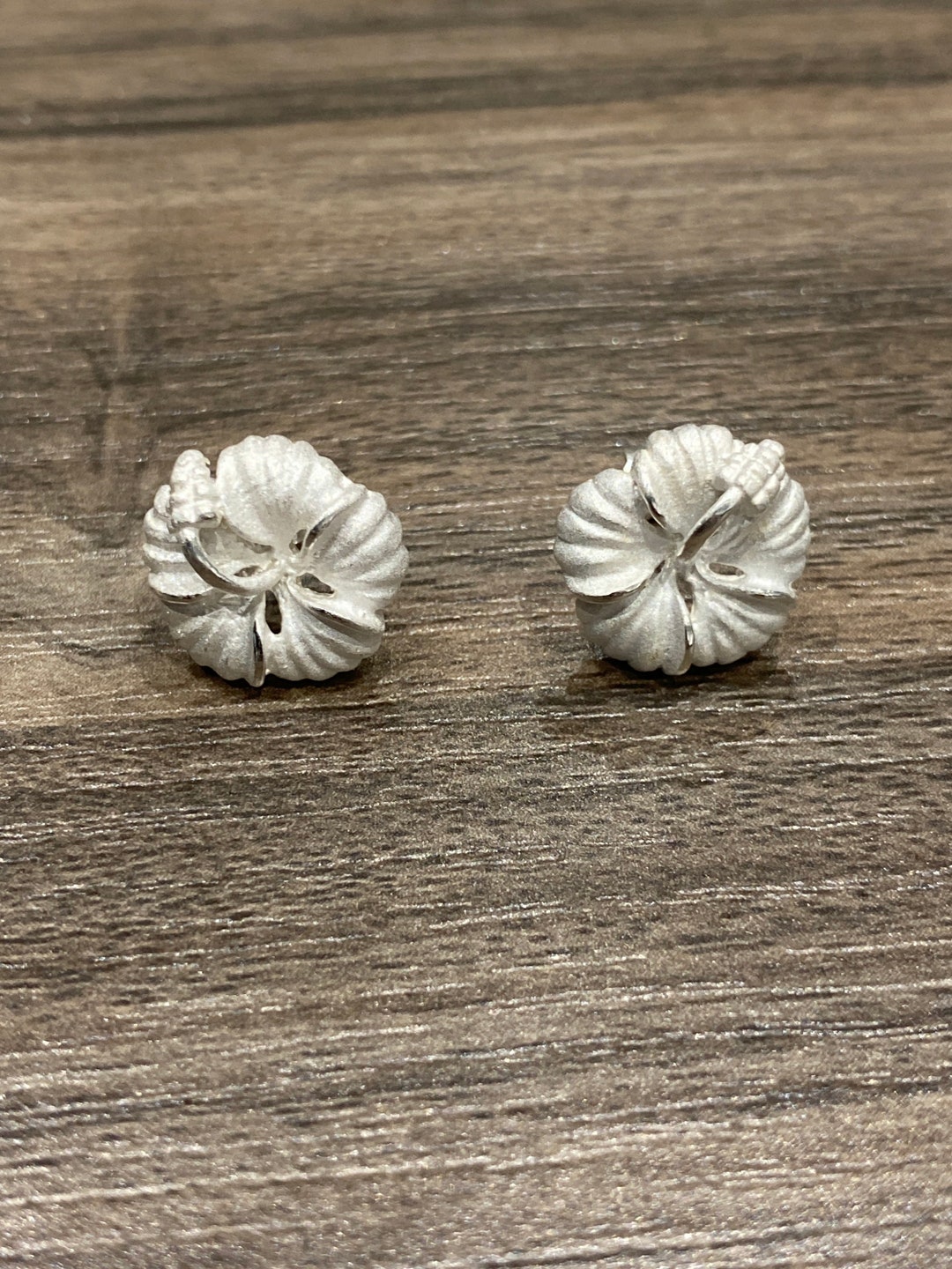 Orecchini In Argento Con Fiori Di Ibisco - Argento Sterling 925 Con Simulanti Di Diamanti, Regalo Perfetto Per Lei, Collezione Road To Hana - Italia - Foto 8