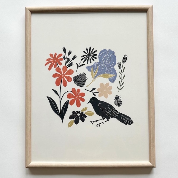 FLORA + FAUNA Art Print