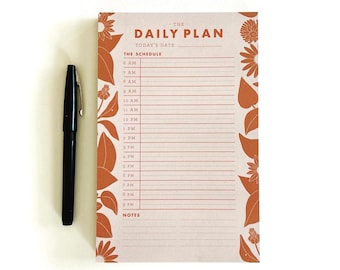 DAILY PLAN Notepad