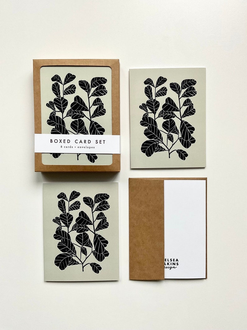 FIDDLE FIG Boxed Card Set image 1