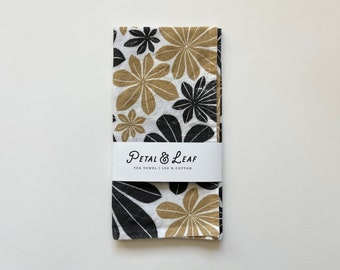 Petal + Leaf Tea Towel 01