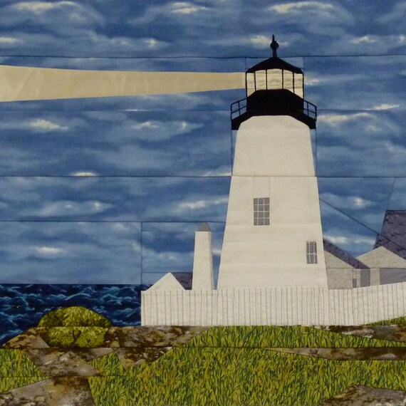 Pemaquid Point Me Lighthouse Quilt Pattern On Sale Etsy