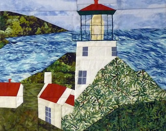 Heceta Head, OR Lighthouse quilt pattern