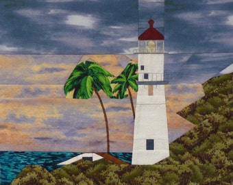 Diamond Head, HI Lighthouse quilt pattern