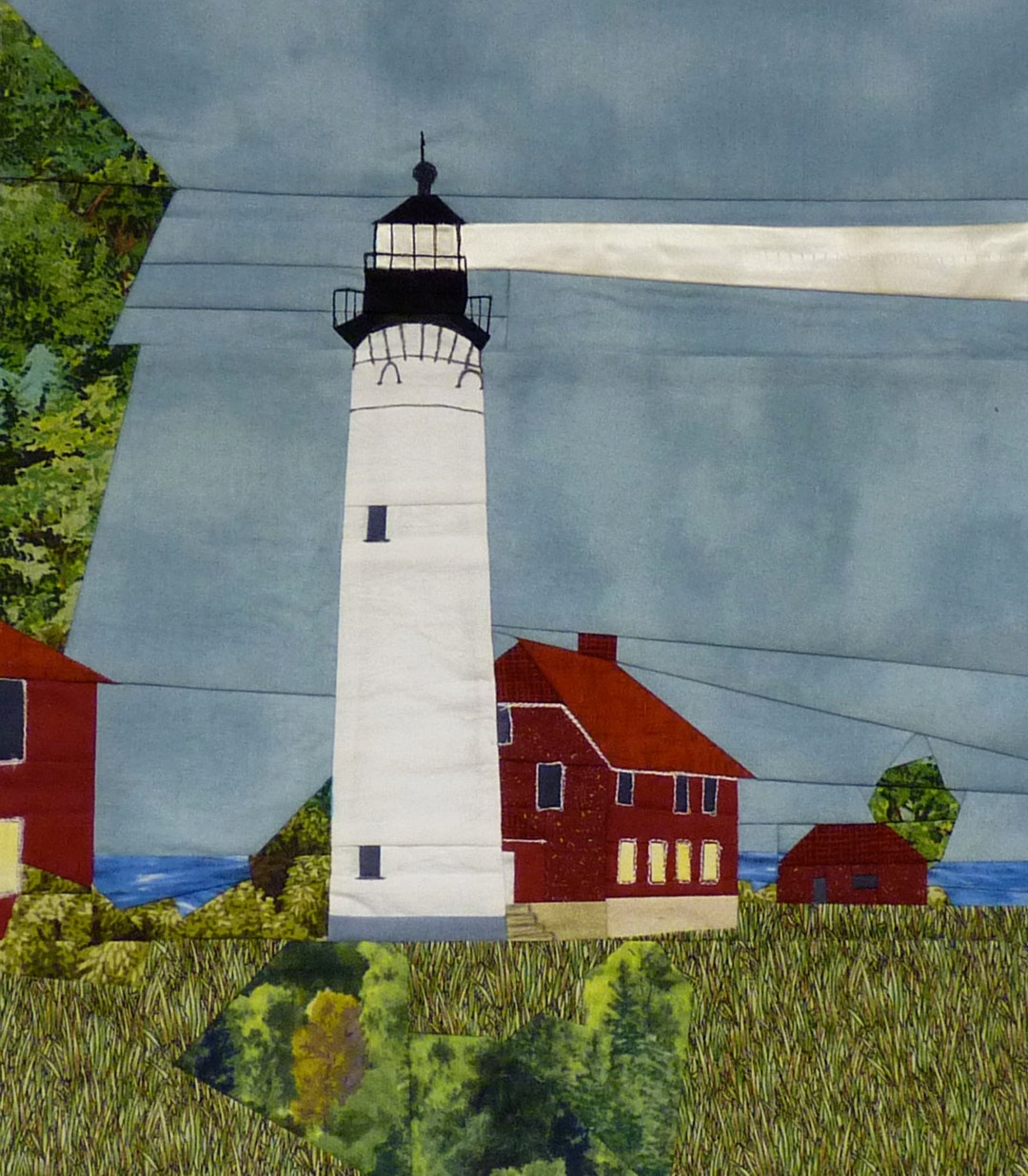 Au Sable Point, MI Lighthouse Quilt Pattern Etsy