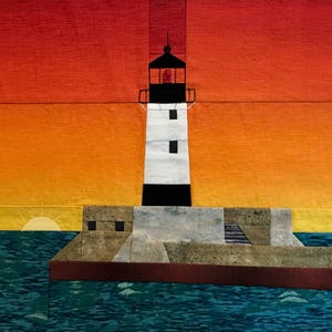 Duluth, MN Lighthouse quilt pattern image 1