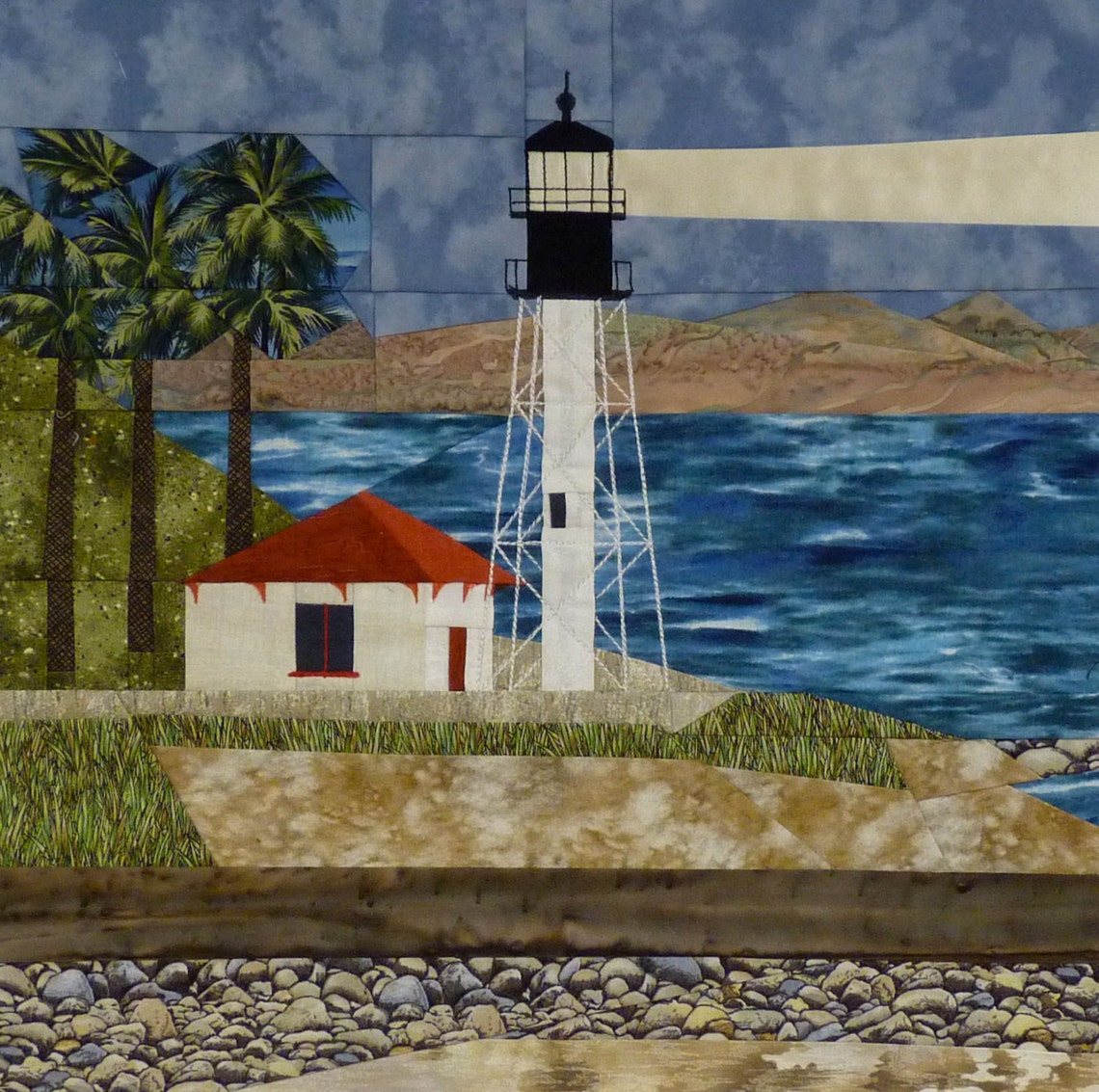 Point Loma, CA Lighthouse Quilt Pattern Etsy