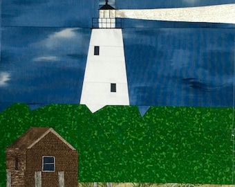 Ocracoke, NC Lighthouse quilt pattern