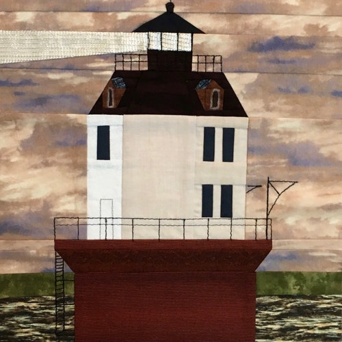 Presque Isle MI Lighthouse Quilt Pattern Etsy