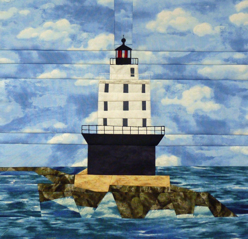 Harbor of Refuge DE Lighthouse Quilt Pattern Etsy