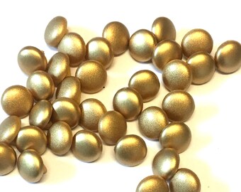 Round gold buttons | Etsy Vintage Styled Gold Lattice Round Set