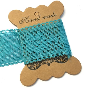 1M, shabby chic Borte, blaue Blumenbesatz, gewebte Borte, Vintage Borte, Picot Rand, Schneiderbedarf, Spitzenbesatz, Nähzubehör