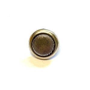 6, 10mm (16L) tiny aged silver metal shirt buttons, silver shank button, Italian metal buttons, etched effect buttons, silver fancy button