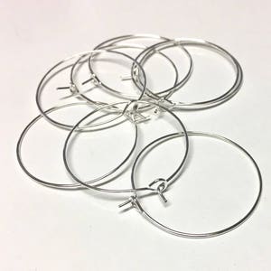 25 x silver plated wine glass charms 3.4cm x 3cm, wine glass hoops, handmade gifts, low postage