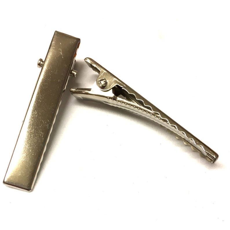 10 20 50 Alligator Clips 40mm Metal Alligator Clips Small Etsy