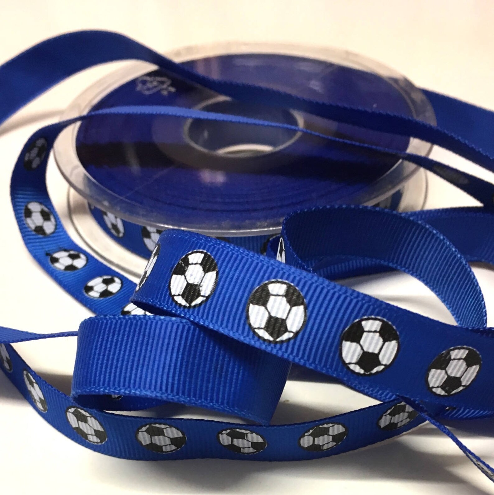 5M Football Ribbon Football Ribbon 12mm Grosgrain Ribbon Etsy UK