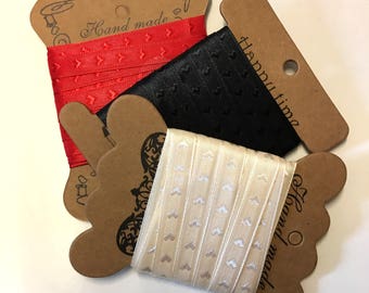 Nastro intrecciato a forma di cuore, 5 metri: nastro per confezioni regalo di San Valentino da 10 mm - Italia