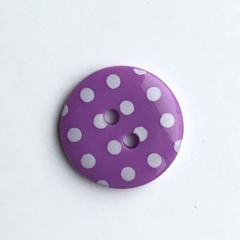 purple spotty buttons sewing supplies craft supplies purple polka dot buttons buttons uk 10 15mm buttons purple dotty buttons