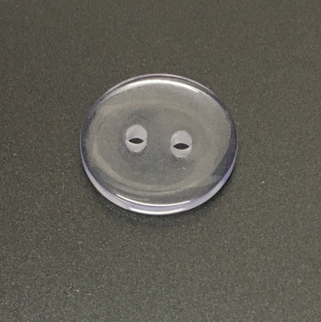 10, 18mm 28L Clear Transparent Buttons, Clear Buttons, See Through