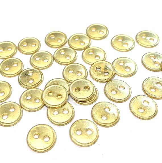 Gold coloured clearance buttons