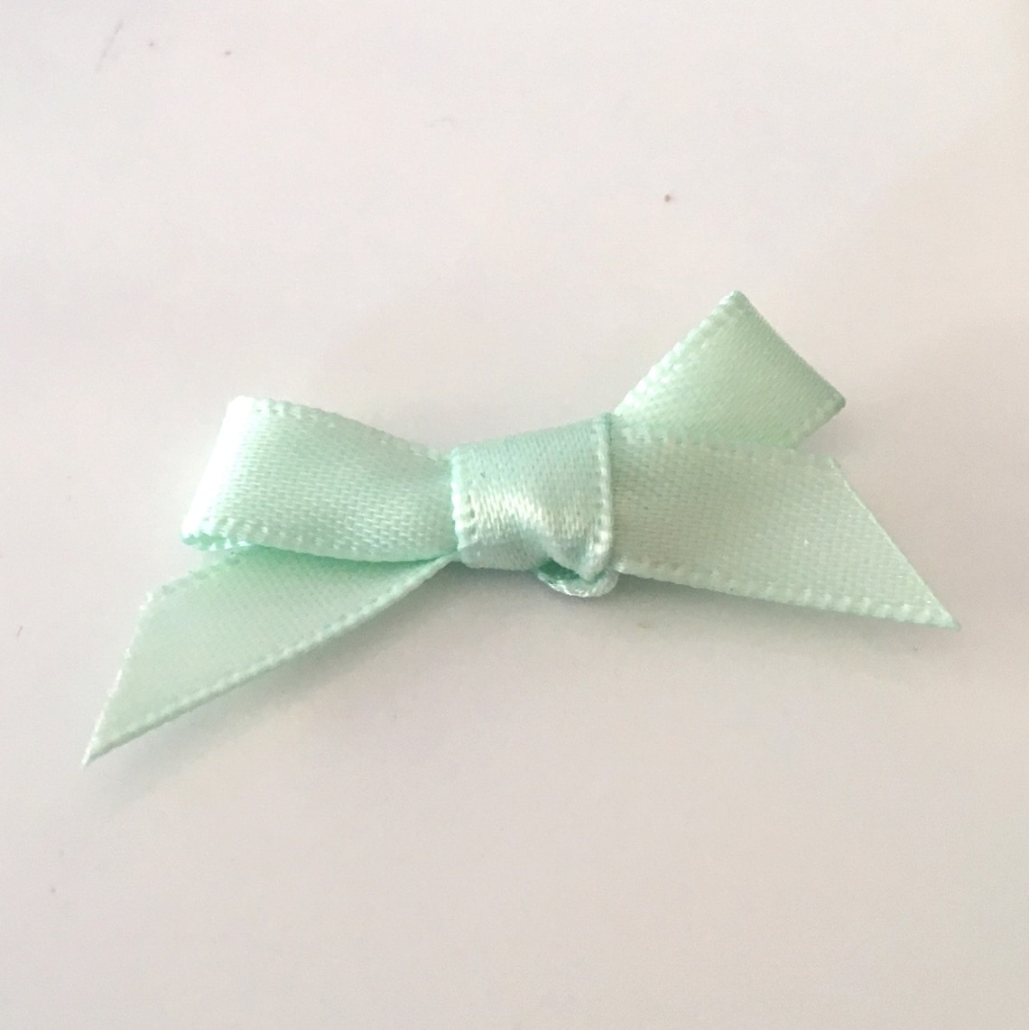 20 Satin Ribbon Bows Green Ribbon Bows Mint Ribbon Bows Etsy UK