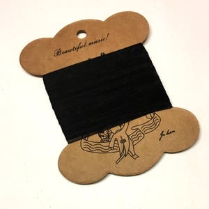 5M, black organza ribbon, black ribbon, black ribbon, 10mm ribbon, craft ribbon, black sheer ribbon, sheer ribbon, wedding ribbon