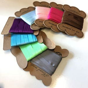 Bright Grosgrain Ribbon: 10mm Craft Ribbon, 5M on Storage Card