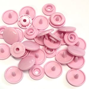 25 KAM Plastic Snap Fasteners: 12.4mm T5 Size 20