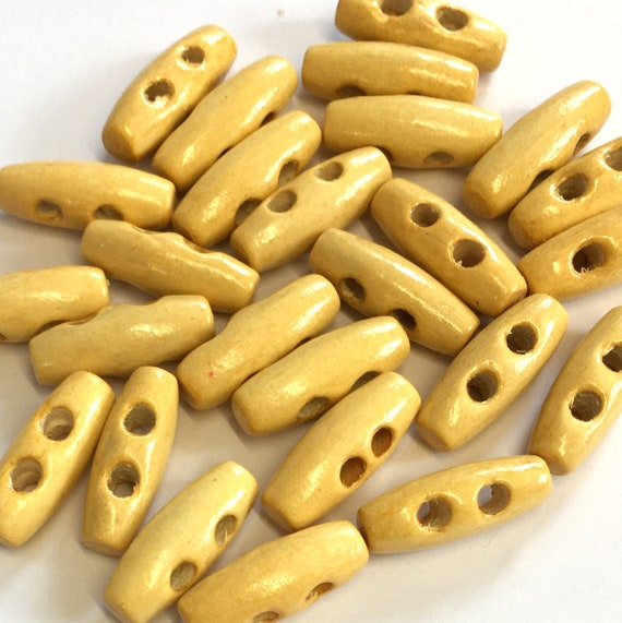 VERY DARK BROWN 30 MM toggle buttons PACK OF 20 YES 20!!!!! FREE POSTAGE