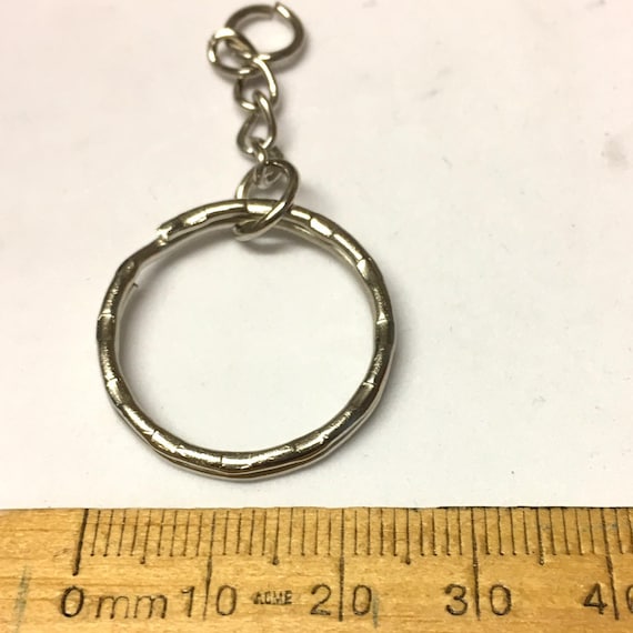 5, 10, 20 Silver Keychain, Silver Keyring, Metal Key Ring, Keyring