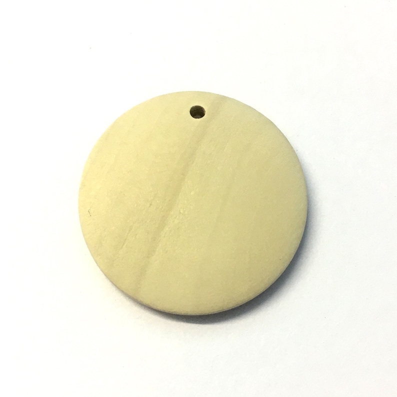 10 3cm Wooden Pendants Wood Pendants Round Unfinished Light Etsy UK