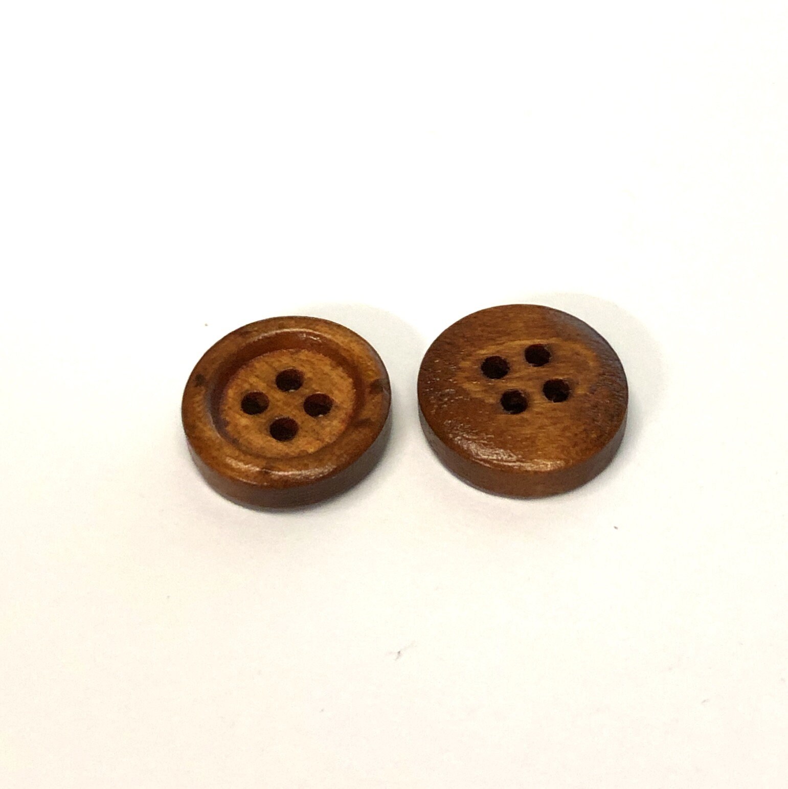 Botones madera 3-5-7 cm verdes - 30 unidades - RETIF