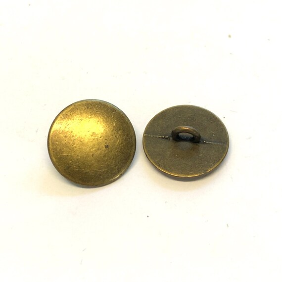 Button: Small Smooth Round Plain with Shank - 13mm Button: Small Smooth Round Plain with Shank - 13mm