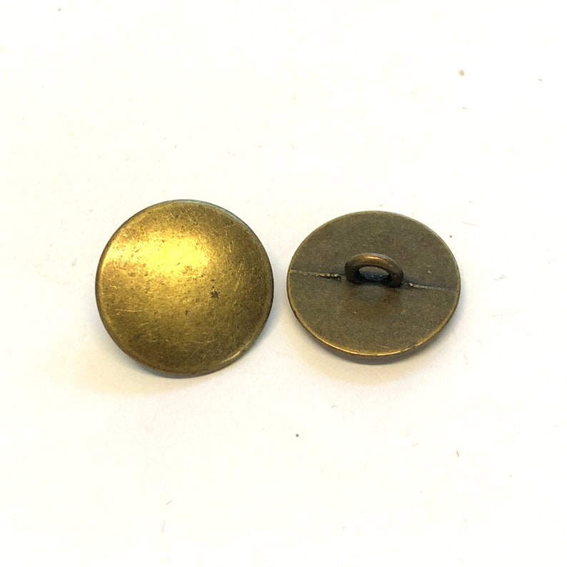6 X Aged Effect Bronze Metal Suit Buttons Metal Coat Buttons Etsy UK