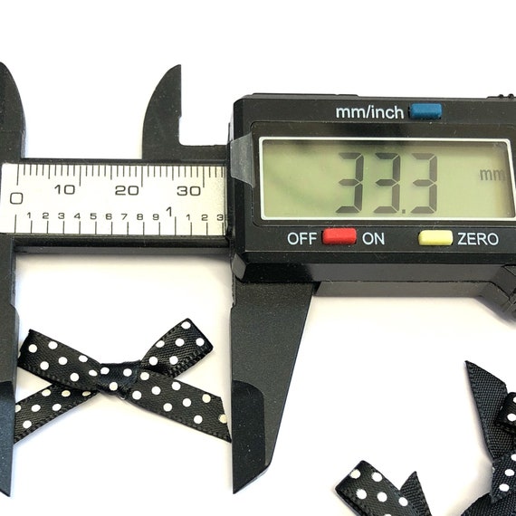黒のドット柄サテンリボン10個セット：7mm クラフト用品 - Etsy 日本
