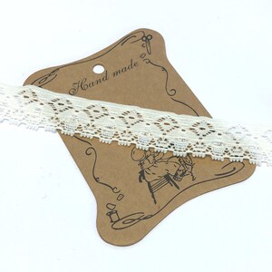 5 Meter, 22 mm breite elastische Spitze, Stretch Spitze in ivory, elastische Spitze in ivory, Dessous-Spitze in ivory
