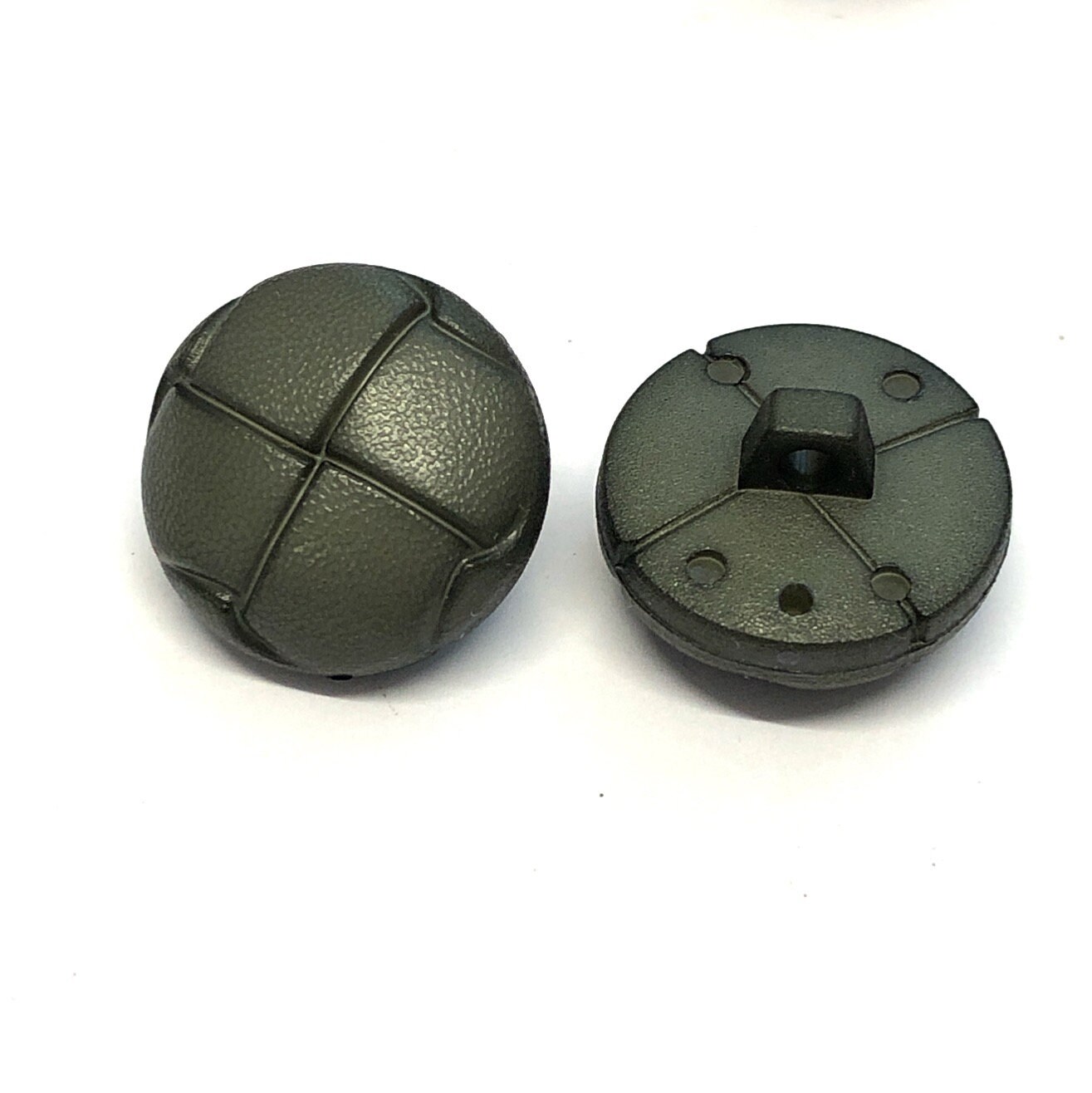 LzyxzQ 7Pcs Vintage Genuine Leather Button Shank Hand Made Sewing Buttons For Leather Jacket Coat Brown (20mm & 25mm