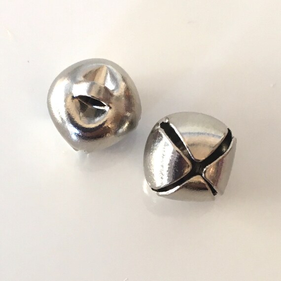 20 Campanelle In Argento Con Occhiello – 10 Mm Di Diametro – Per Gioielli Fai Da Te, Costumi Medievali E Decorazioni - 3
